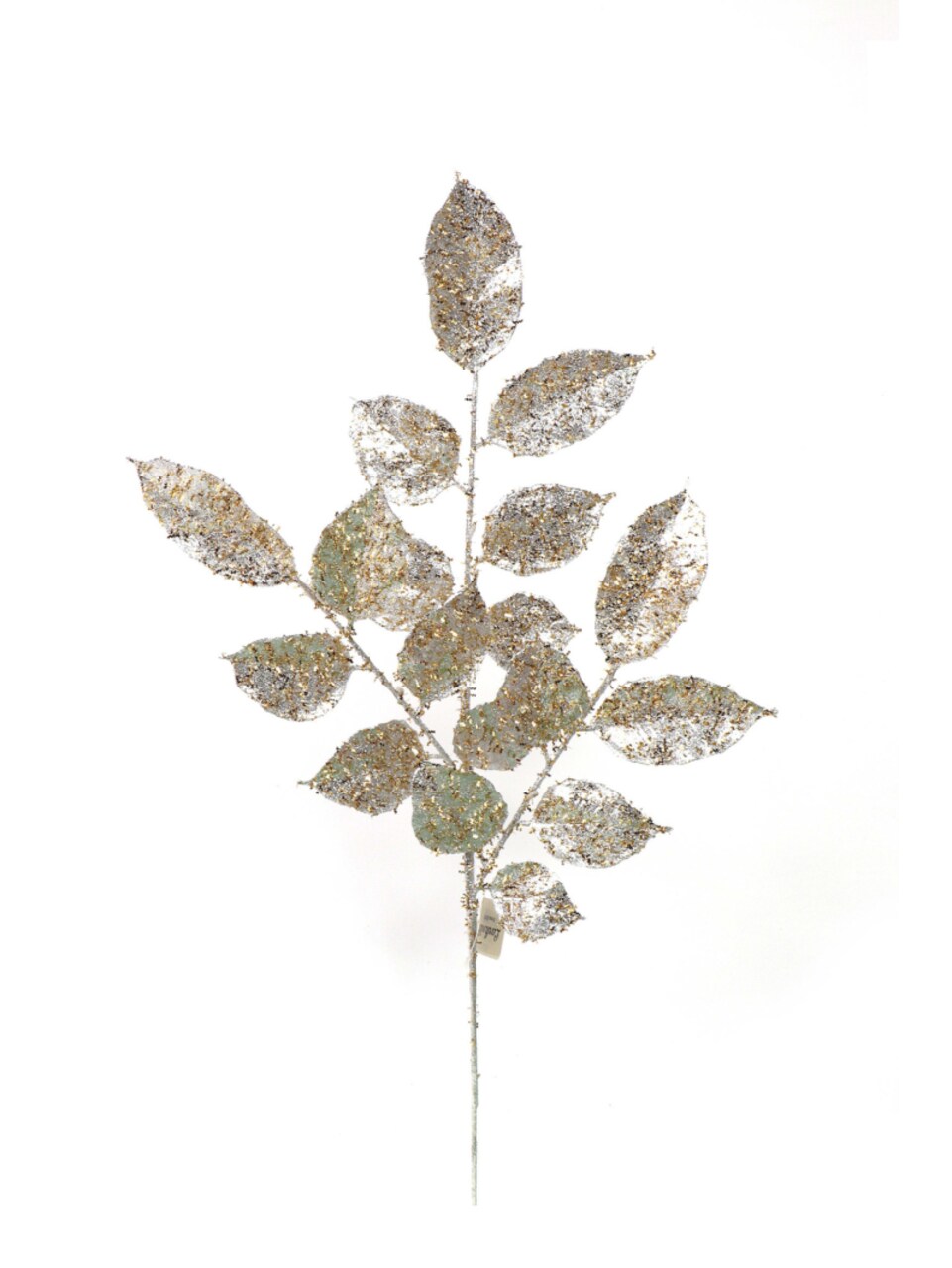 20" Gold Silver GLITTER SALAL LEAF-36 Pieces, Floral Home by Artificial Flowers